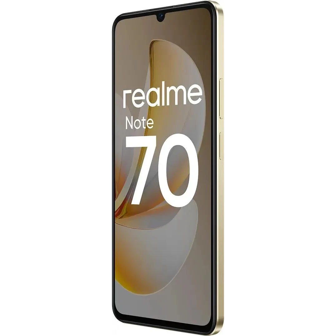 Смартфон Realme Note 70 6/128GB Gold (RMX5313) - 6941764470620 - фото 4