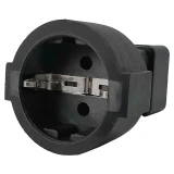 Переходник питания Schuko - C20, Lanmaster LAN-PPS/20-BK