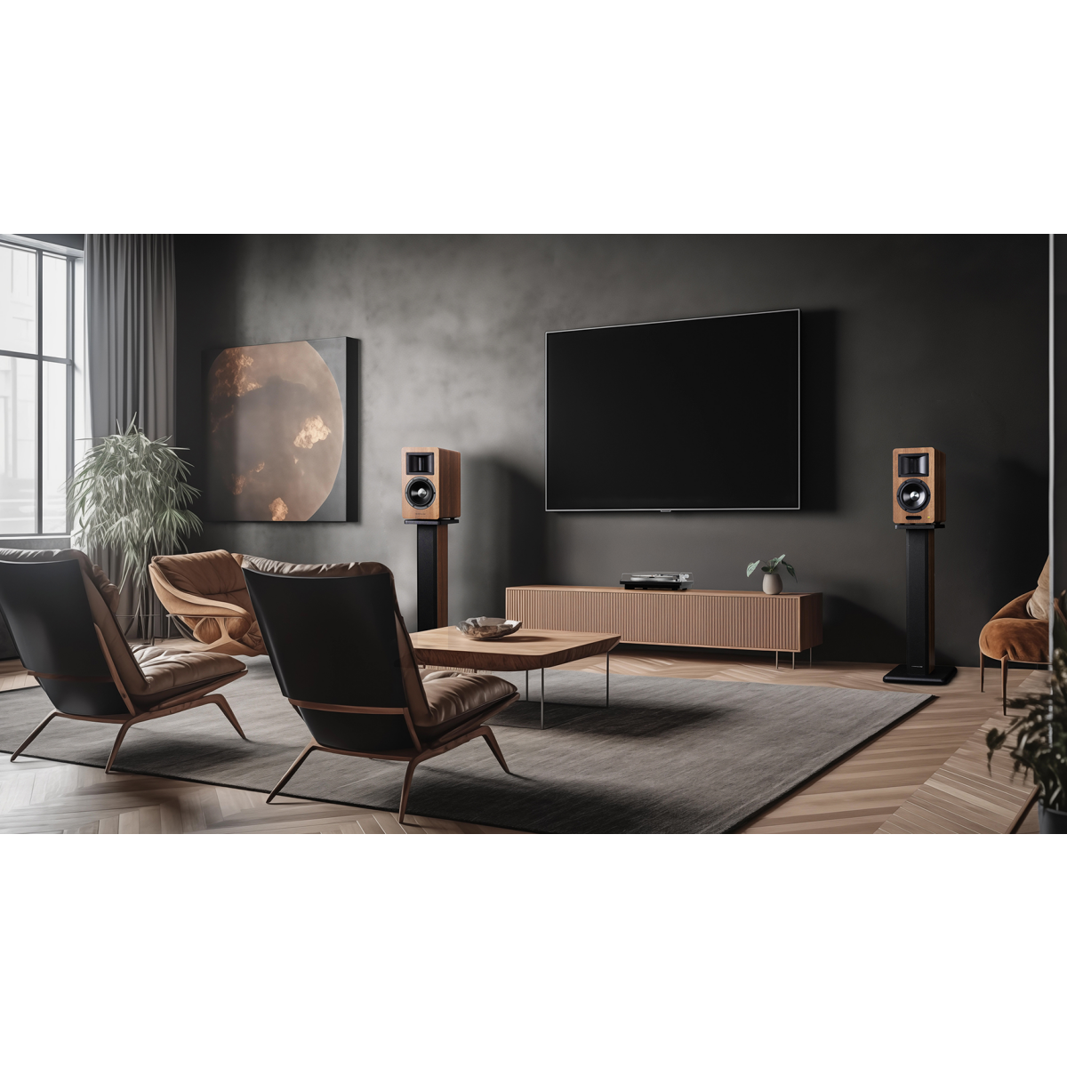 Колонки AirPulse A200T Walnut - фото 3