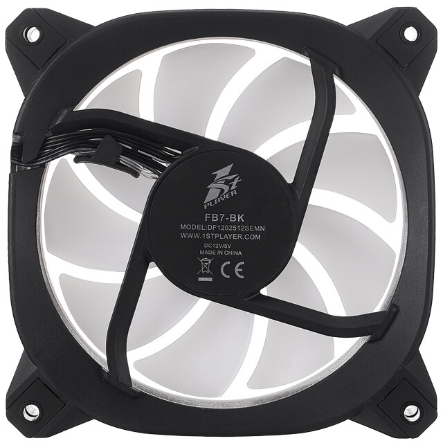 Вентилятор для корпуса 1STPLAYER FB7 ARGB Black - FB7-BK - фото 9