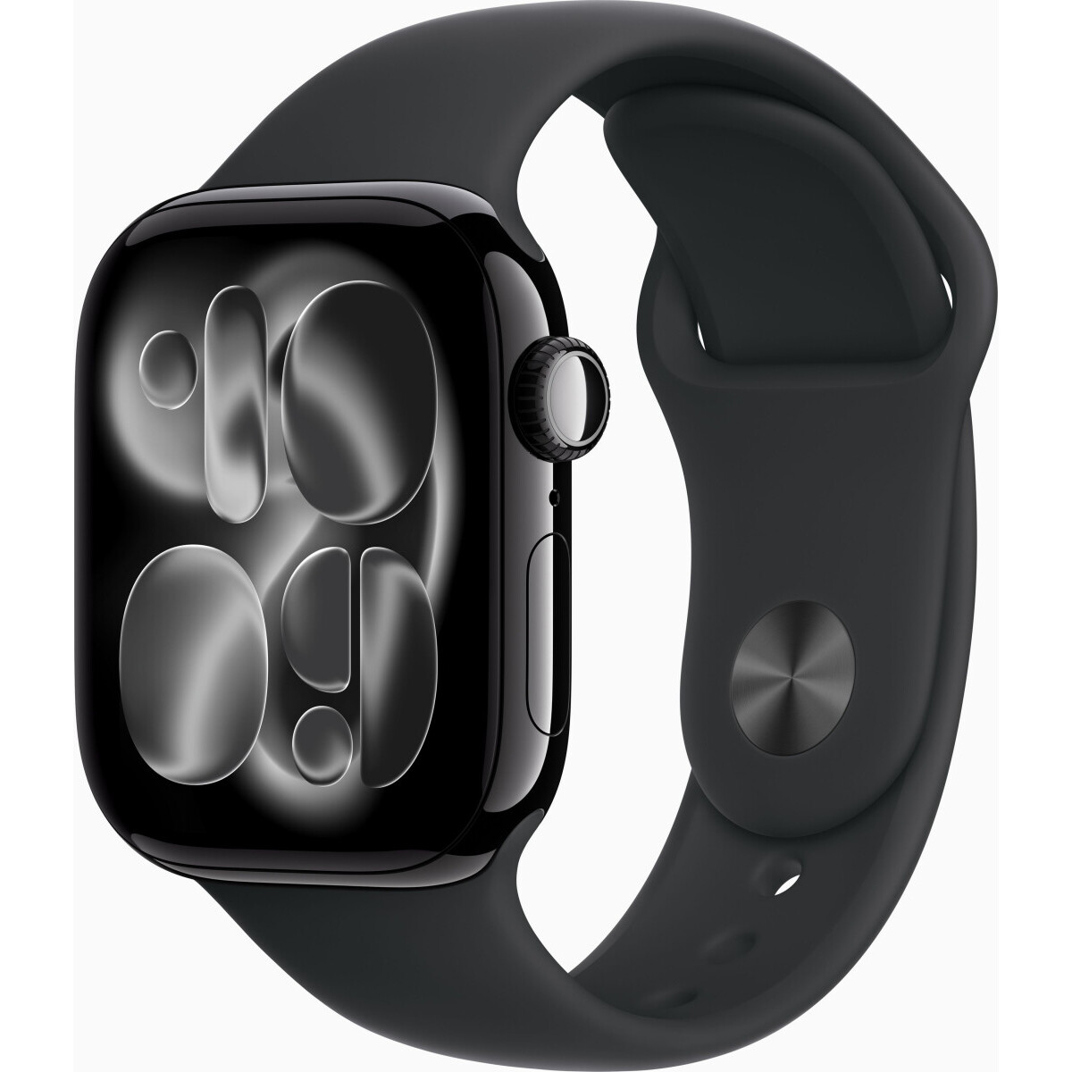 Умные часы Apple Watch Series 11 42mm Jet Black Aluminium Case With Black Sport Band S/M (MEQT4)