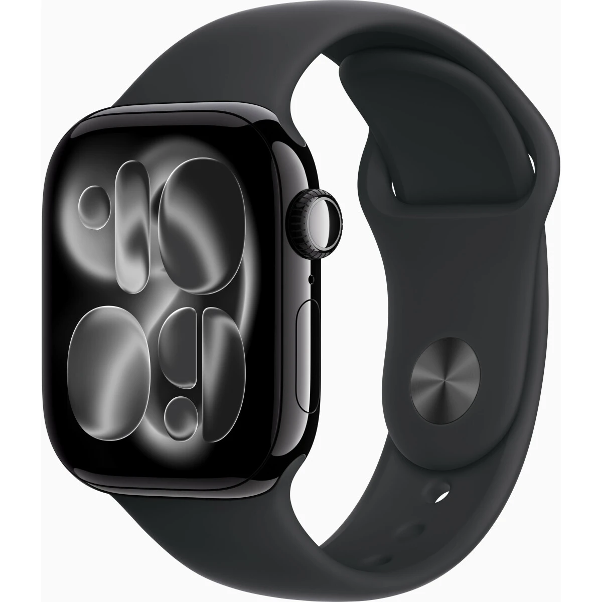Умные часы Apple Watch Series 11 42mm Jet Black Aluminium Case With Black Sport Band M/L (MEQU4) - MEQU4(LW,X,RK,J)/A