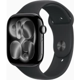 Умные часы Apple Watch Series 11 46mm Jet Black Aluminium Case With Black Sport Band S/M (MEUW4) (MEUW4AM/A)