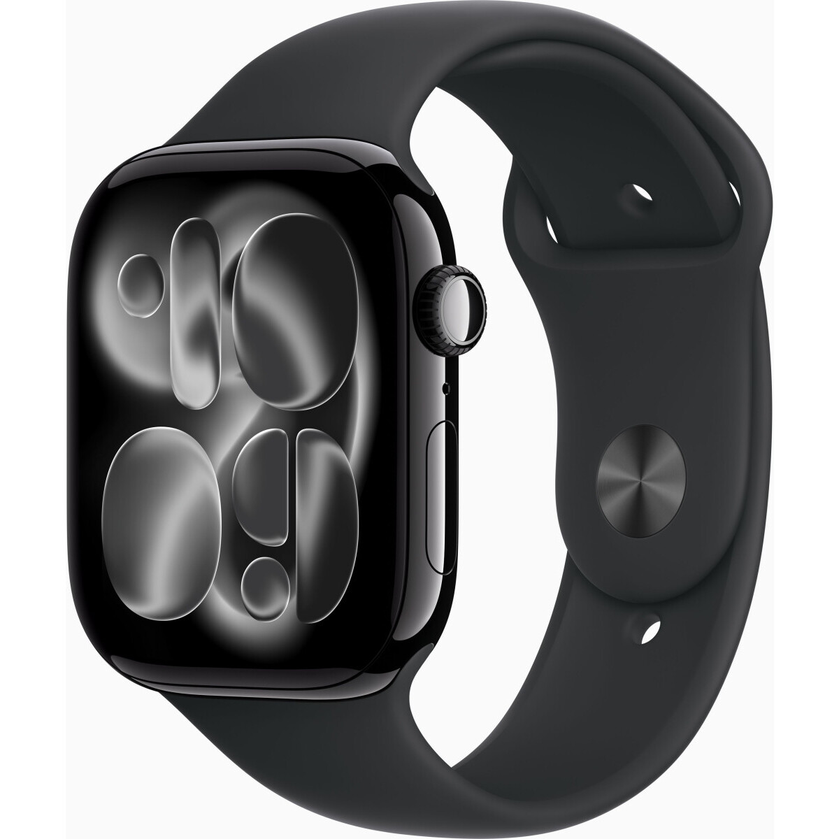 Умные часы Apple Watch Series 11 46mm Jet Black Aluminium Case With Black Sport Band S/M (MEUW4) - MEUW4AM/A