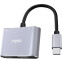 Док-станция Rapoo XD30 4-in-1 USB-C Adapter Grey