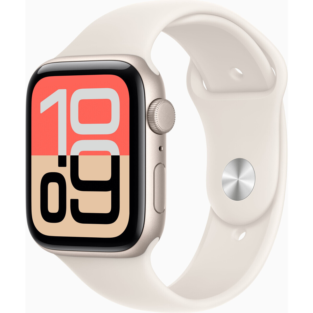 Умные часы Apple Watch SE 3 44mm Starlight Starlight Case with Starlight Sport Band M/L (MEHJ4)