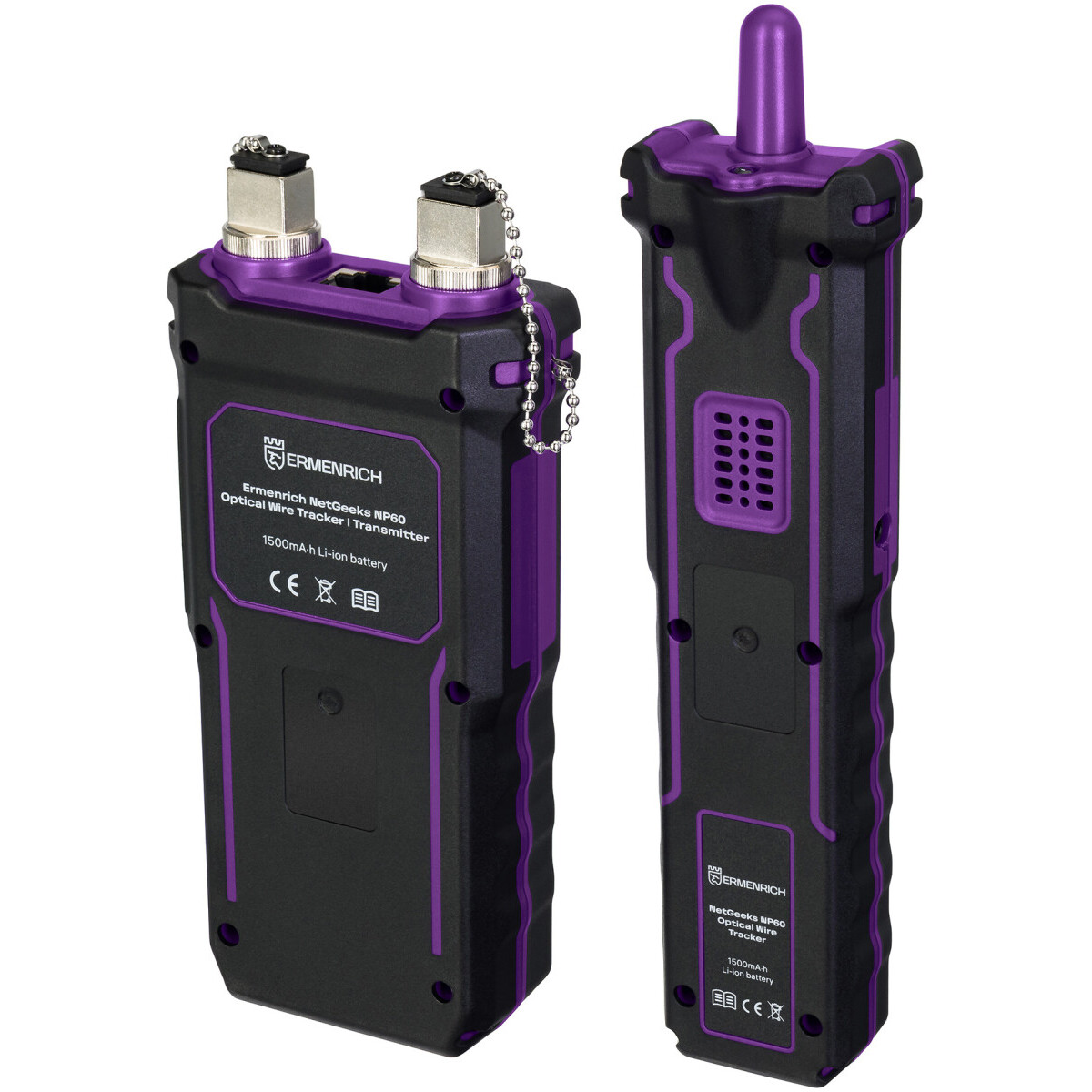 Кабельный тестер ERMENRICH NetGeeks NP60 Violet - 84551 - фото 3