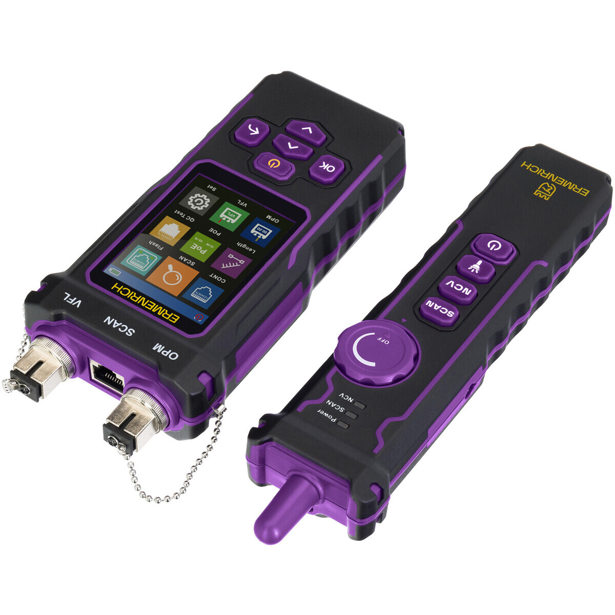 Кабельный тестер ERMENRICH NetGeeks NP60 Violet - 84551 - фото 6