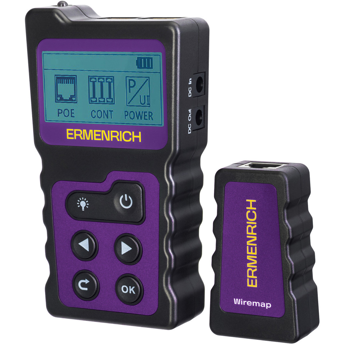 Кабельный тестер ERMENRICH NetGeeks NP25 Violet
