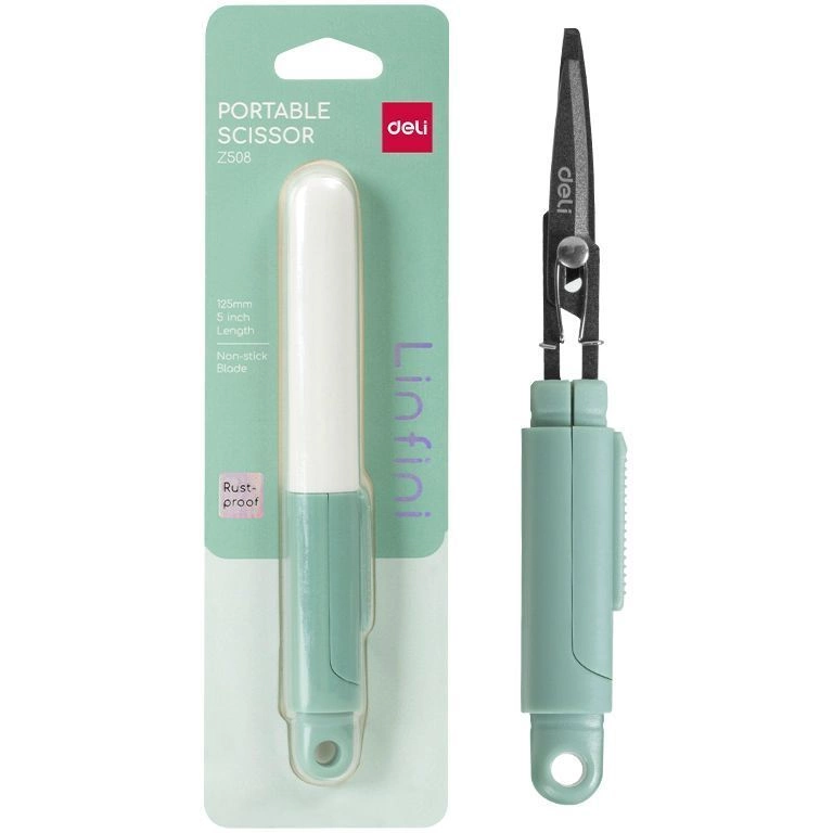 Ножницы Deli EZ508 Green