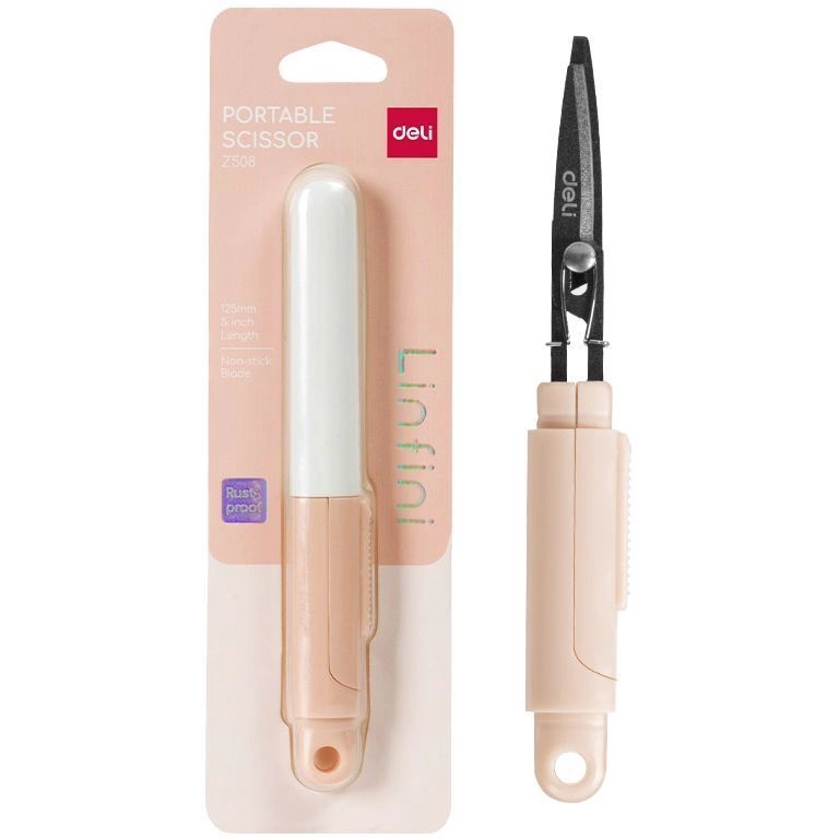 Ножницы Deli EZ508 Pink