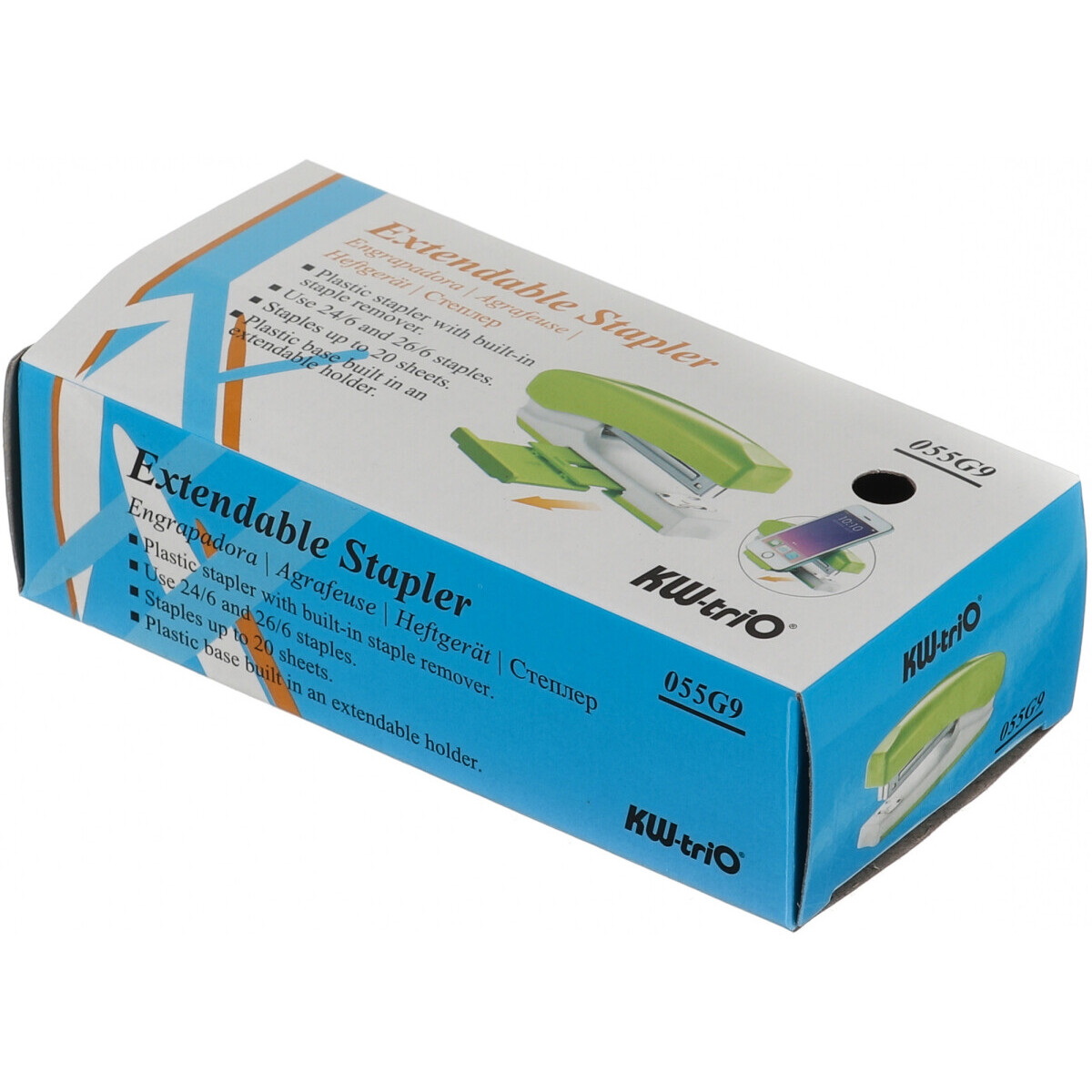 Степлер KW-Trio 055G9 Green - 055G9GREEN - фото 6