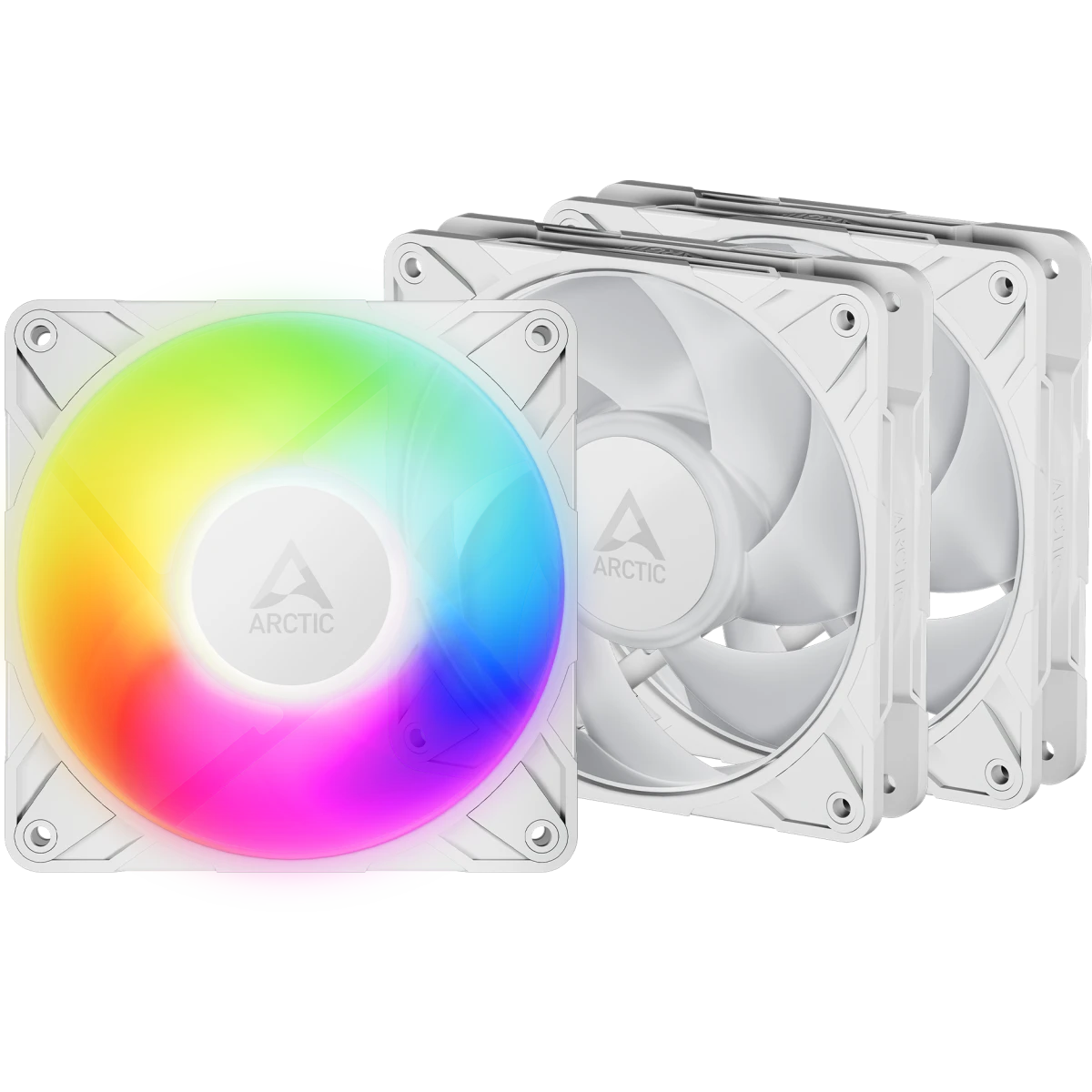 Вентилятор для корпуса Arctic P12 Pro A-RGB White (3 шт.) - ACFAN00326A
