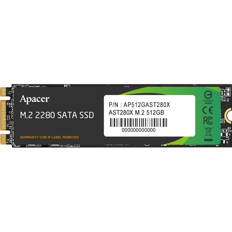 Накопитель SSD 512Gb Apacer AST280X (AP512GAST280X-1)