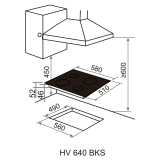 Электрическая варочная панель Weissgauff HV 640 BKS (435693)