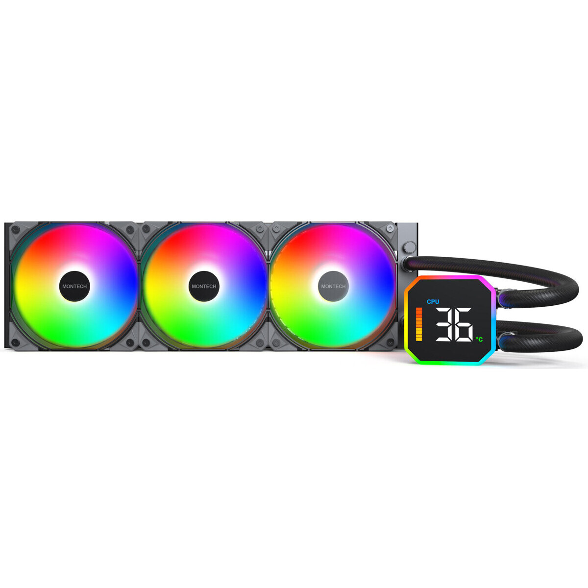 Система жидкостного охлаждения MONTECH HyperFlow Digital 360 Black - HYPERFLOW DIGITAL 360 (B)