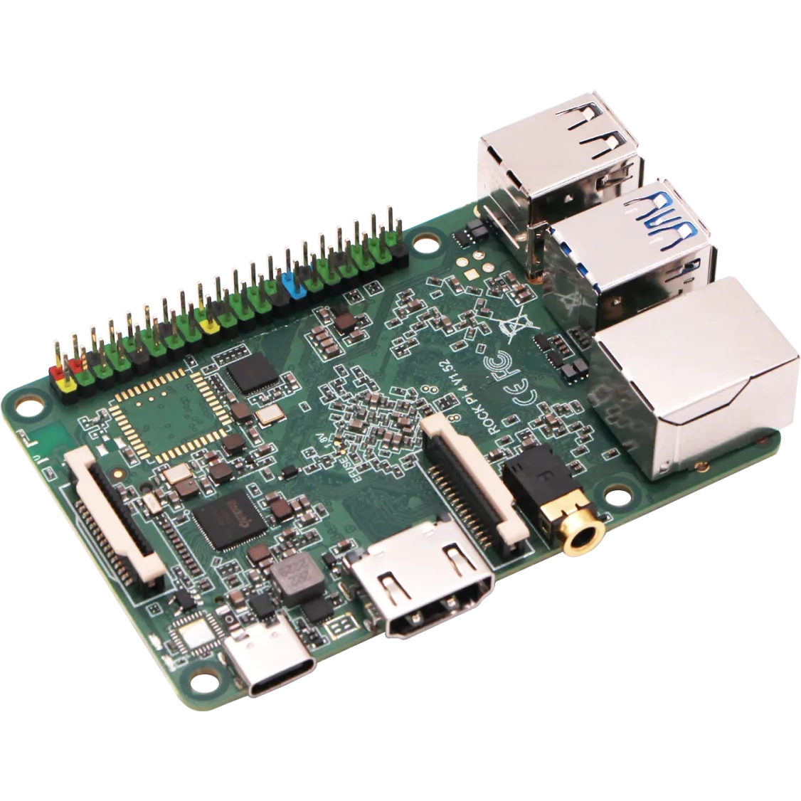 Одноплатный компьютер Radxa ROCK Pi 4A 4Gb OEM - RPBoard A4 - фото 3