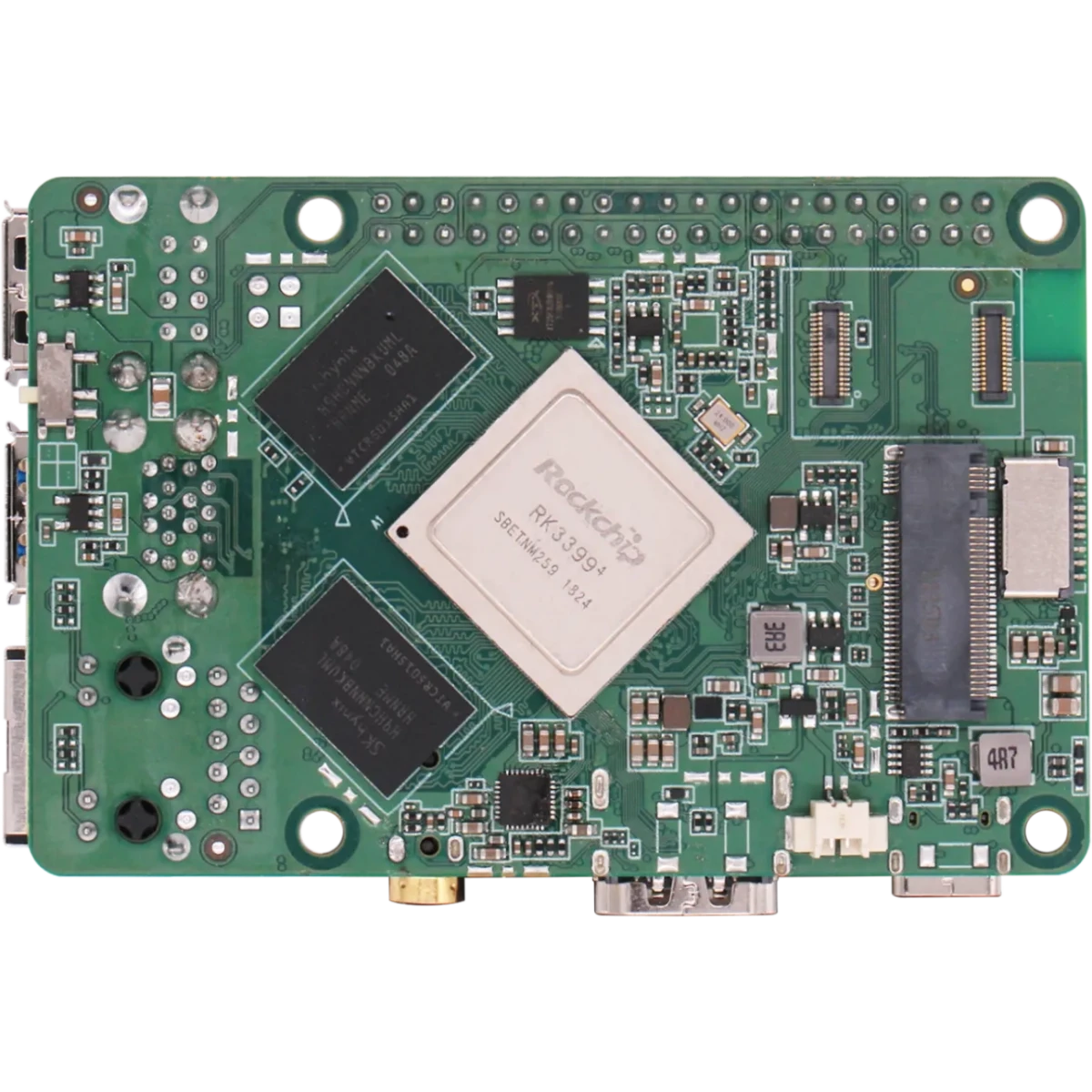 Одноплатный компьютер Radxa ROCK Pi 4A 4Gb OEM - RPBoard A4 - фото 2