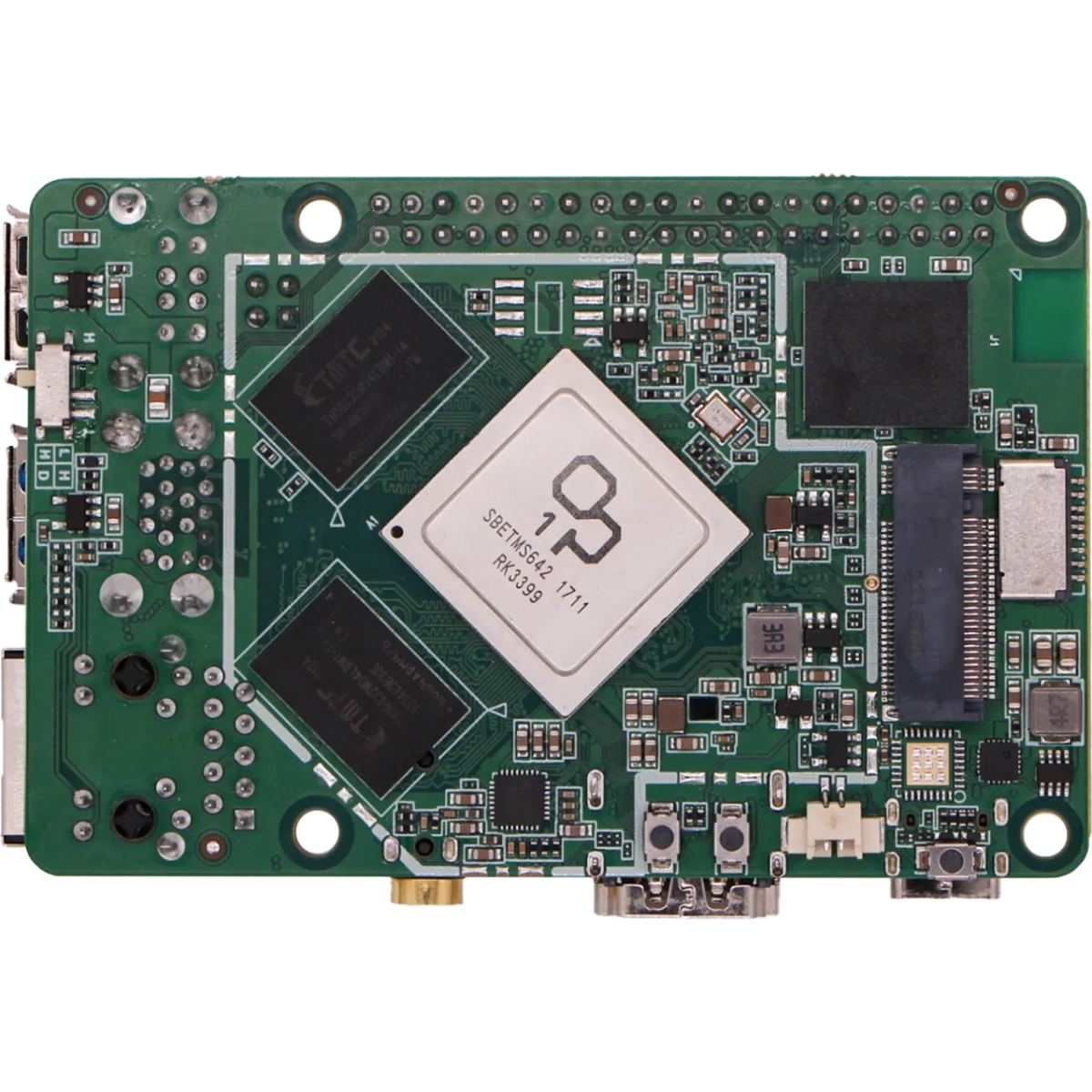 Одноплатный компьютер Radxa ROCK Pi 4B+ 4/32GB - RPBoard_4B_Plus - фото 2