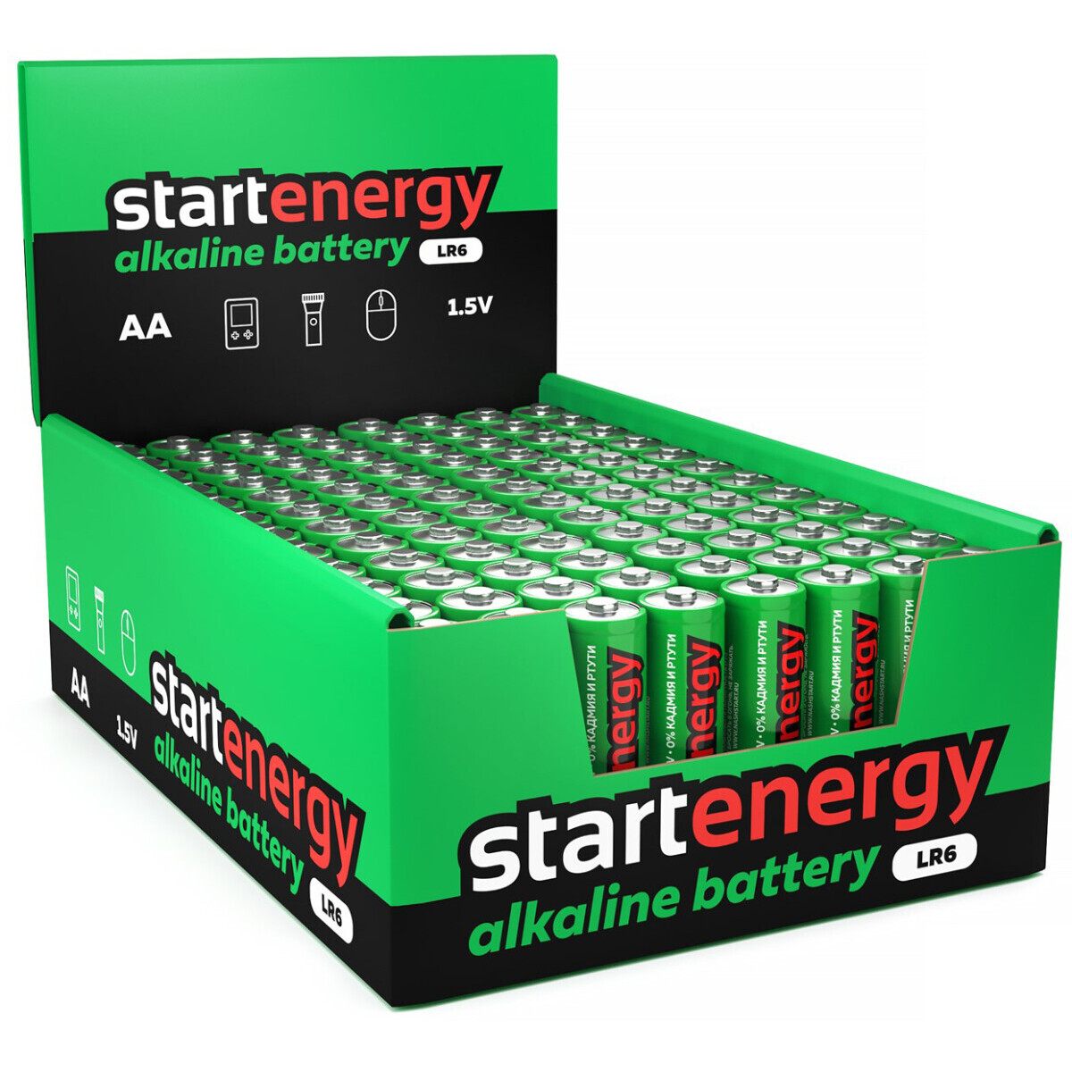 Батарейка СТАРТ LR6-SH4-BOX (AA, 104 шт.) - 4610116214855