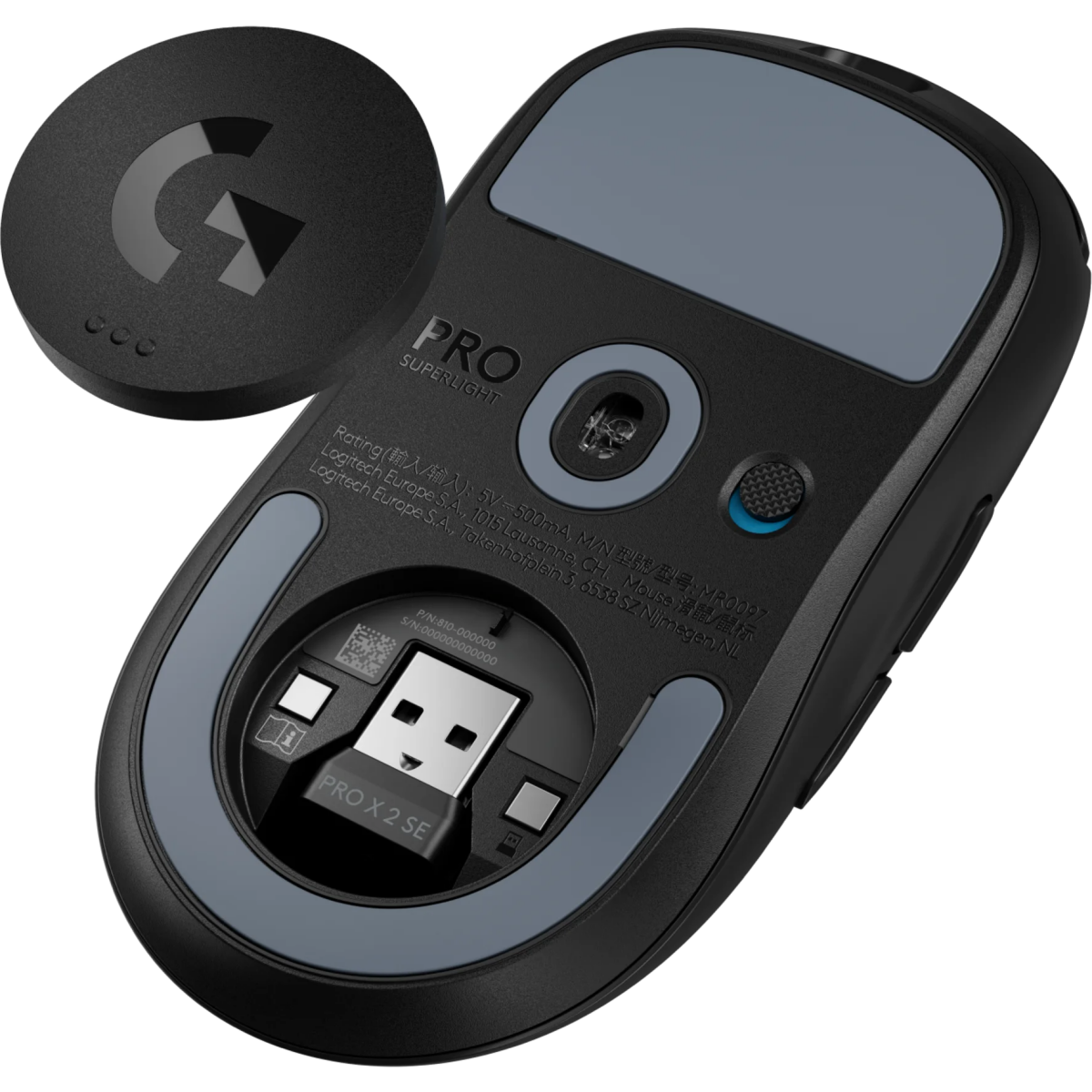 Мышь Logitech Pro X Superlight 2 SE Black (910-007554/7477) - фото 6