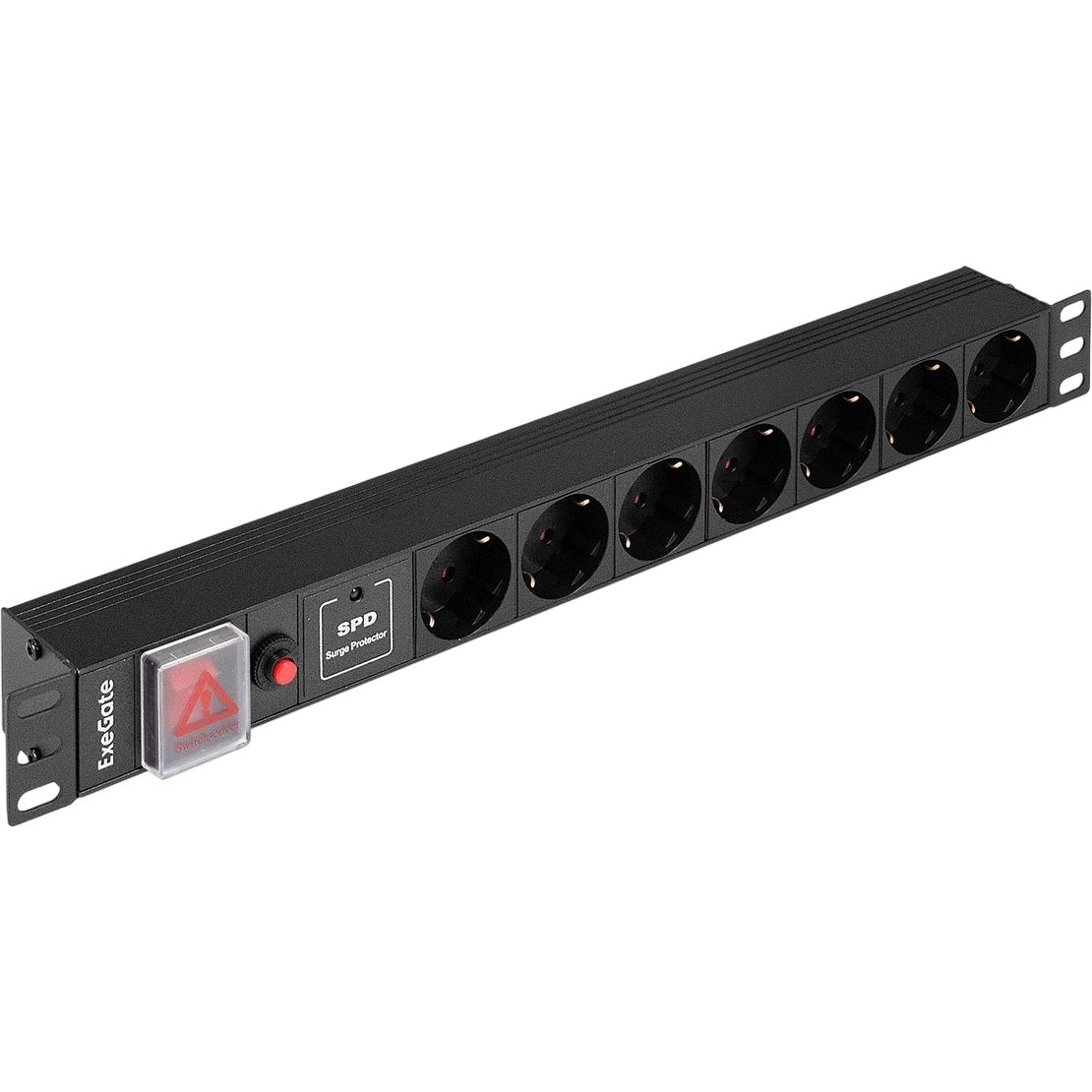 Блок розеток ExeGate PDU-19H702 Al-7S-C14-SW-O-SPD1