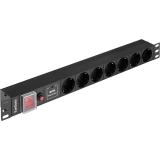Блок розеток ExeGate PDU-19H702 Al-7S-C14-SW-O-SPD1 (EX299607RUS)