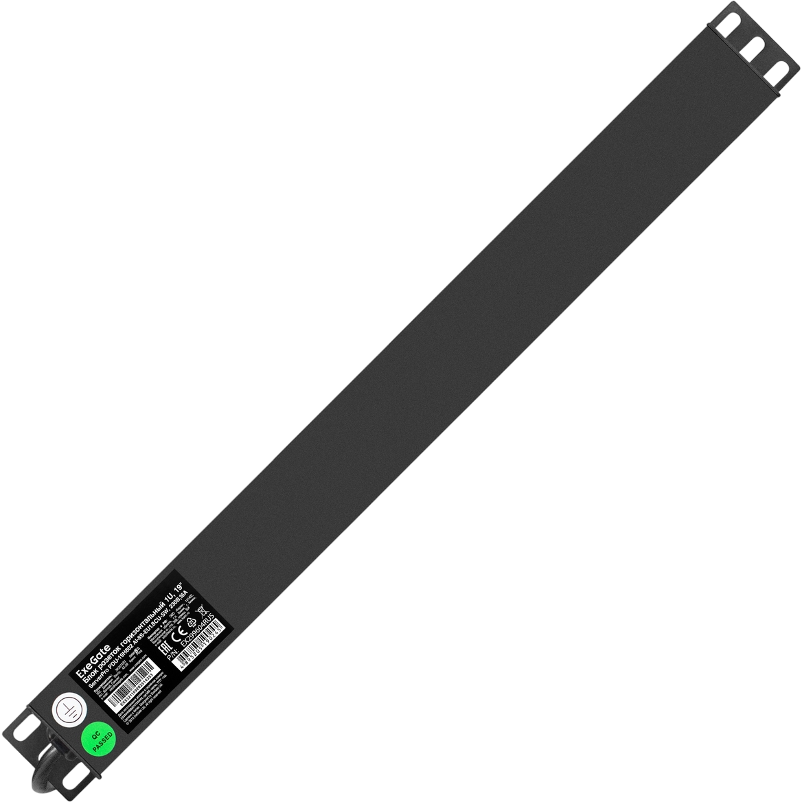 Блок розеток ExeGate PDU-19H802 Al-8S-EU1.8CU-SW-SPD1 - EX299604RUS - фото 4