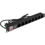 Блок розеток ExeGate PDU-19H805 Al-8S-EU3CU-SW-SPD1 (EX299603RUS)