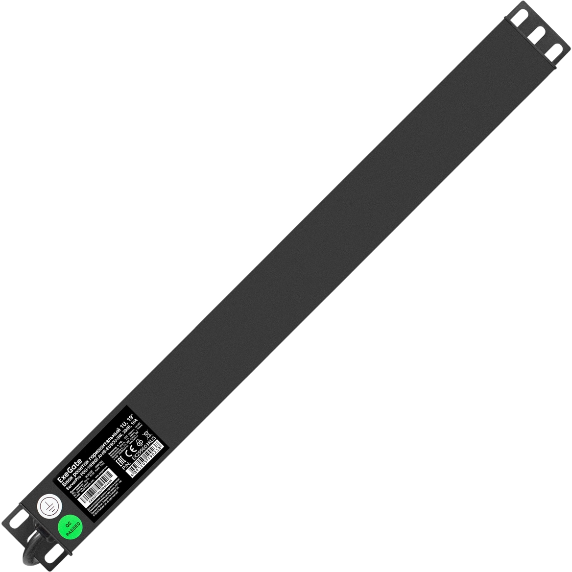 Блок розеток ExeGate PDU-19H805 Al-8S-EU3CU-SW-SPD1 - EX299603RUS - фото 4