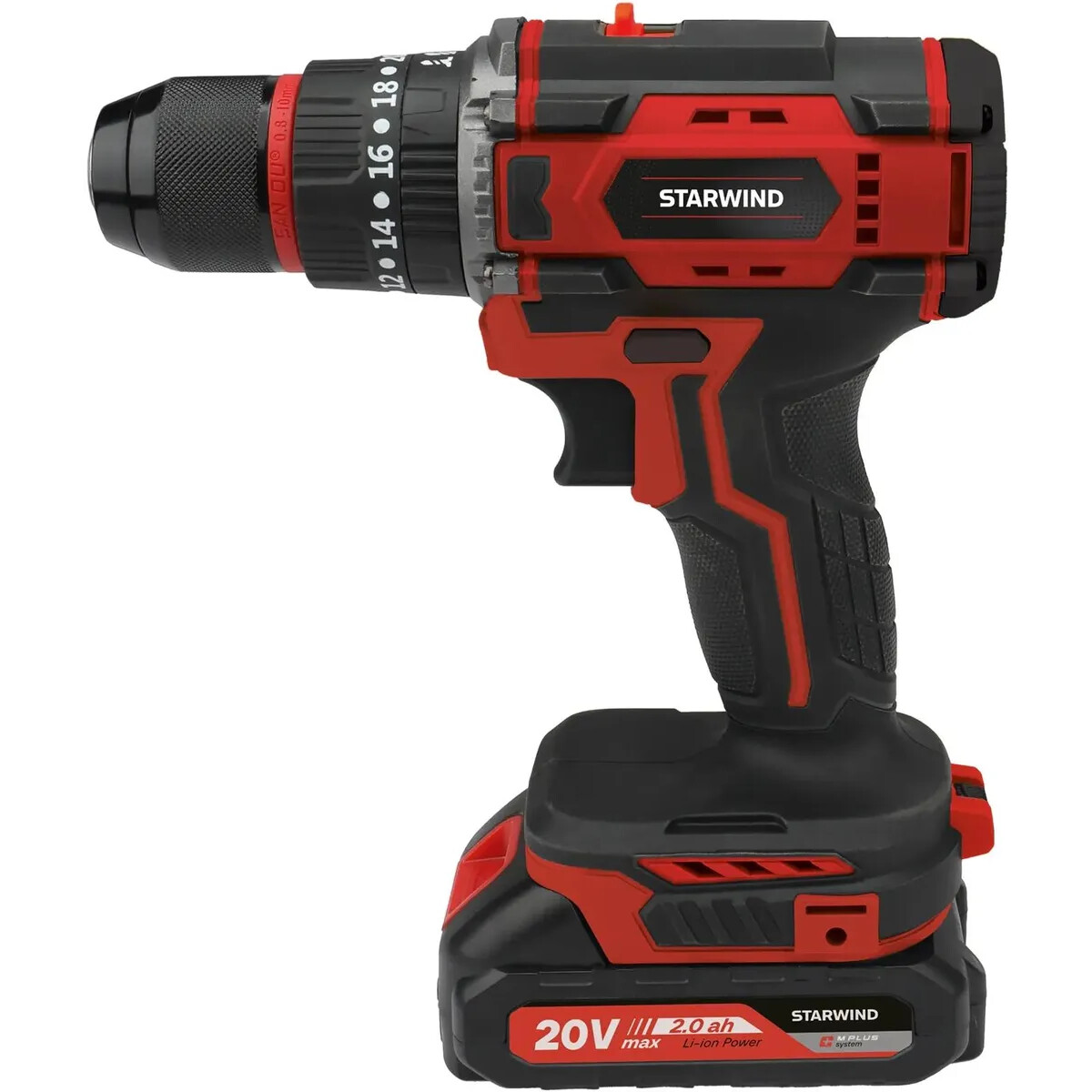 Дрель-шуруповёрт Starwind CD20-2.0/2.0hS1 - фото 2