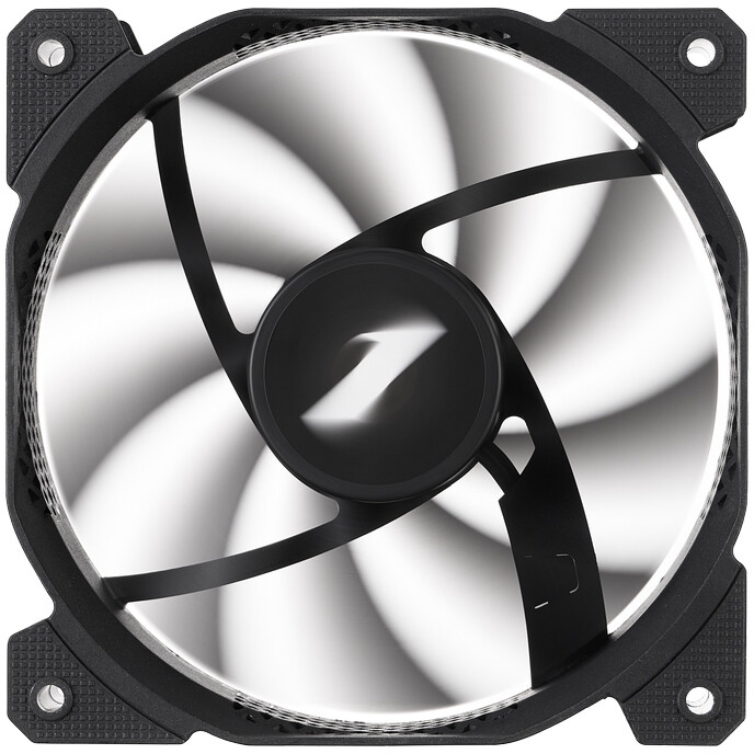 Вентилятор для корпуса 1STPLAYER F Black - F-BK-3P - фото 6