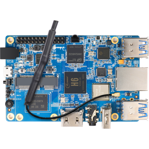 Одноплатный компьютер Orange Pi 3 2/8GB