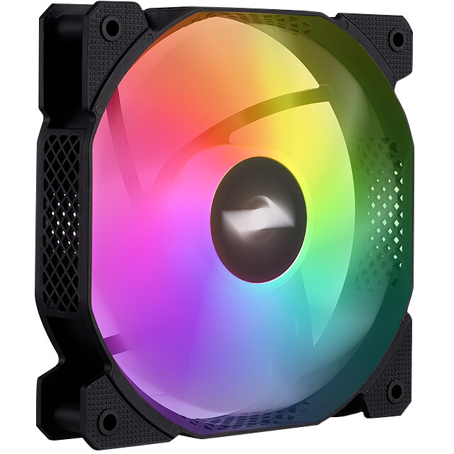 Вентилятор для корпуса 1STPLAYER F7 ARGB Black - F7-BK - фото 2