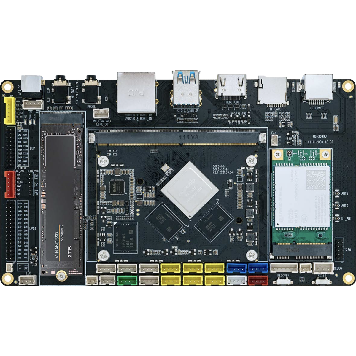 Одноплатный компьютер FireFly AIO-3399J 4/16Gb - AIO-3399J-4GB