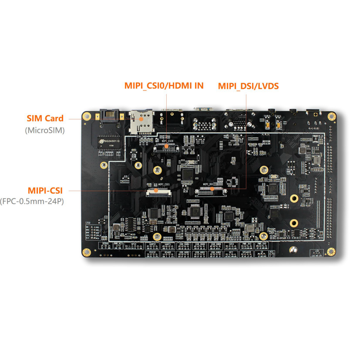 Одноплатный компьютер FireFly AIO-3399J 4/16Gb - AIO-3399J-4GB - фото 3