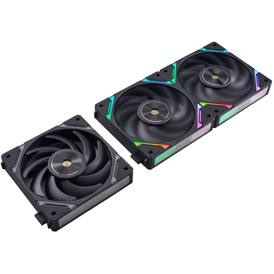 Вентилятор для корпуса 1STPLAYER XF7 ARGB Black (3 шт.) - XF7-BK-3IN1 - фото 4