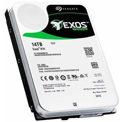Жёсткий диск 14TB SAS Seagate Exos X16 (ST14000NM011G)