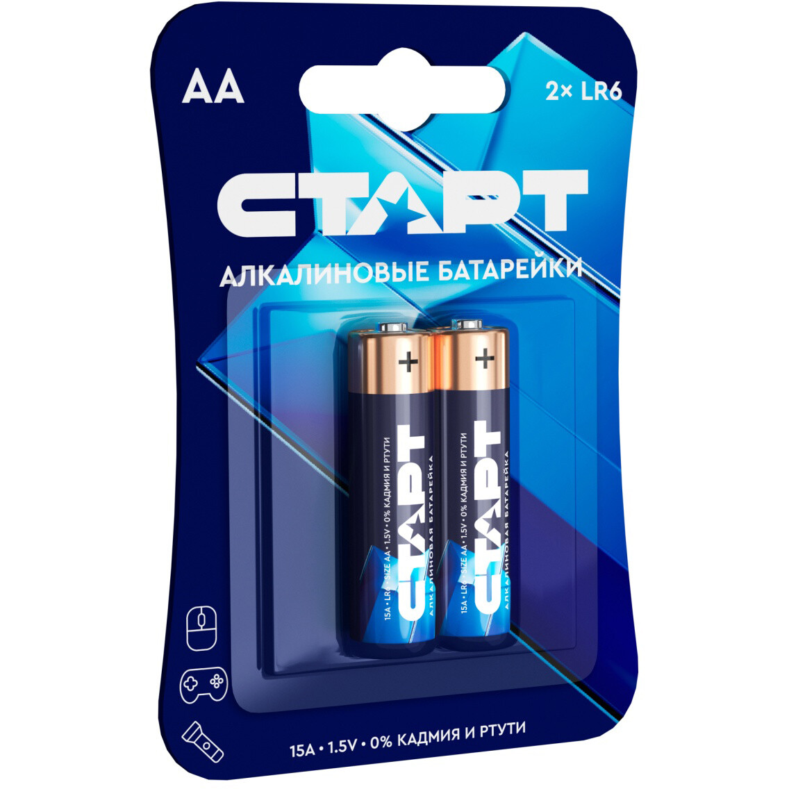 Батарейка СТАРТ (AA, 2 шт.) - 4670012295921 - фото 2
