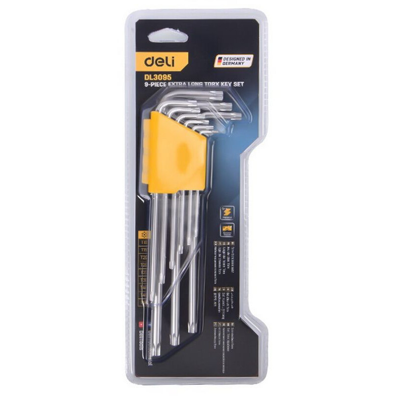 Набор шестигранных ключей Deli DL3095 - фото 2