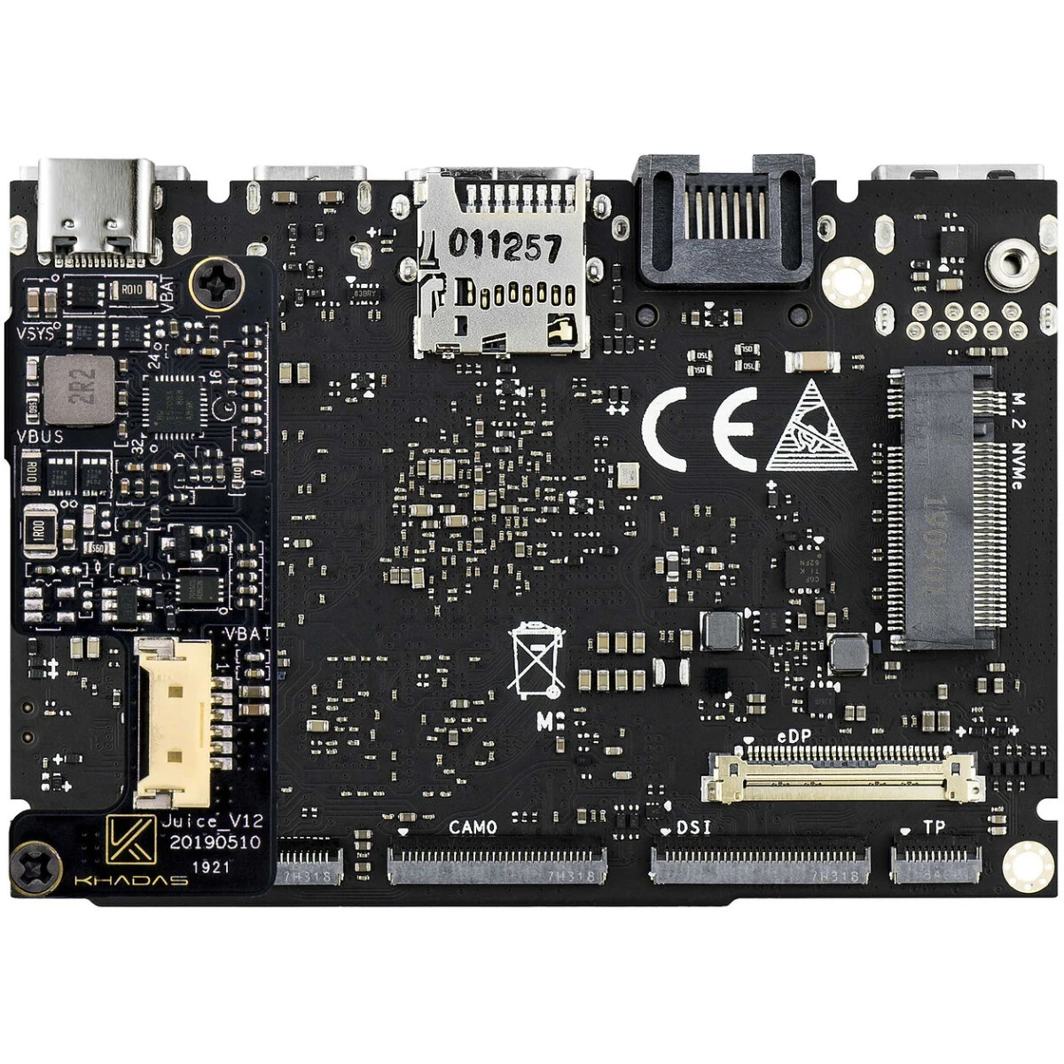 Одноплатный компьютер Khadas Edge-V Pro 4/32Gb - KEGV-P-002 - фото 2