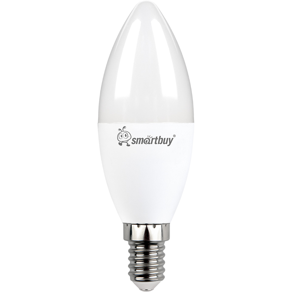 Светодиодная лампочка SmartBuy SBL-C37-15-60K-E14 (15 Вт, E14)
