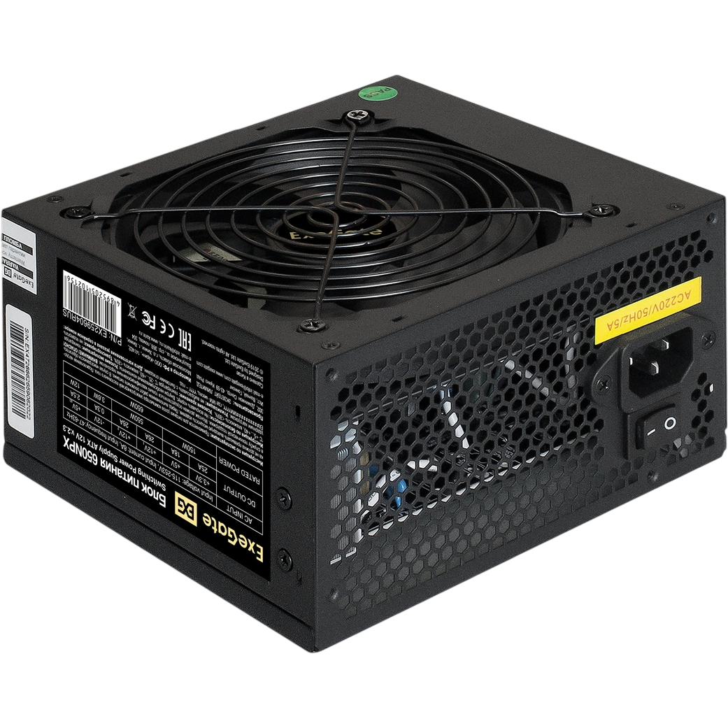 Блок питания 650W ExeGate 650NPX