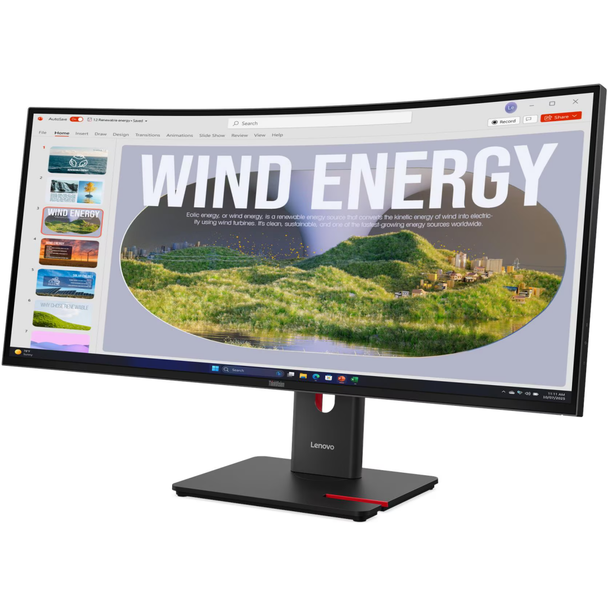 Монитор Lenovo 34" ThinkVision T34WD-40 (64AEGAT1UK) - фото 2