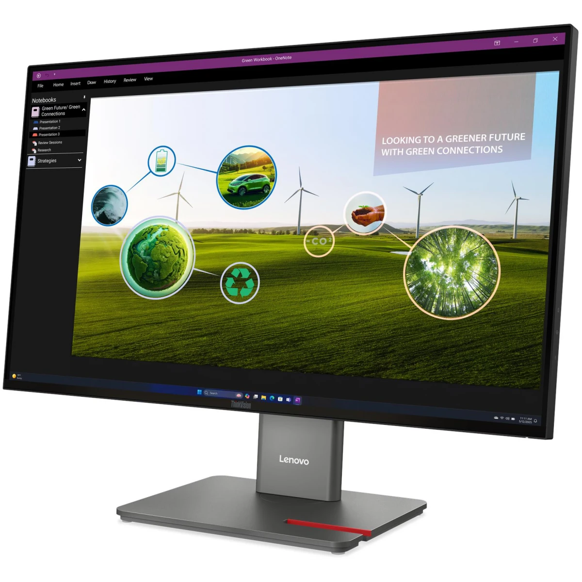 Монитор Lenovo 27" ThinkVision P27Q-40 (64A7GAT6UK) - фото 2