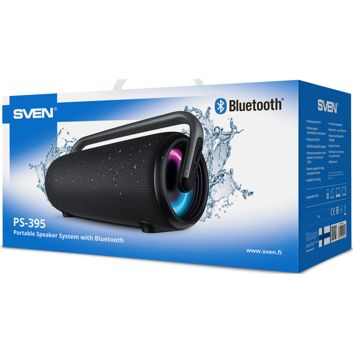 Портативная акустика Sven PS-395 Black - SV-022815 - фото 8