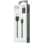Кабель USB A (M) - microUSB B (M), 1м, PERO DC04 Green/Black - PRDC-04MU1MGB - фото 3
