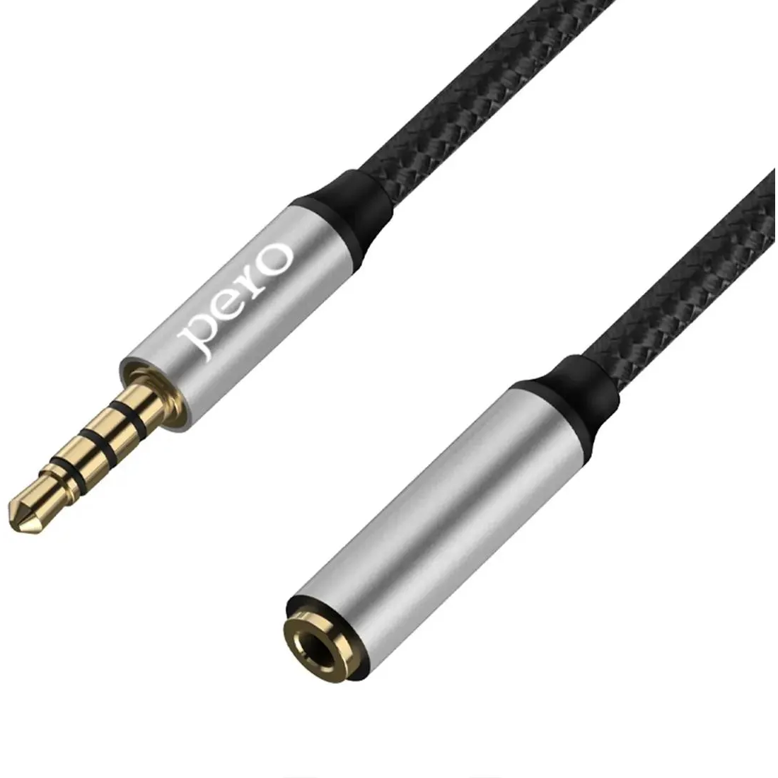 Кабель удлинительный 3.5 Jack (M) - 3.5 Jack (F), 1м, PERO MC03 - PRMC-031MB - фото 2