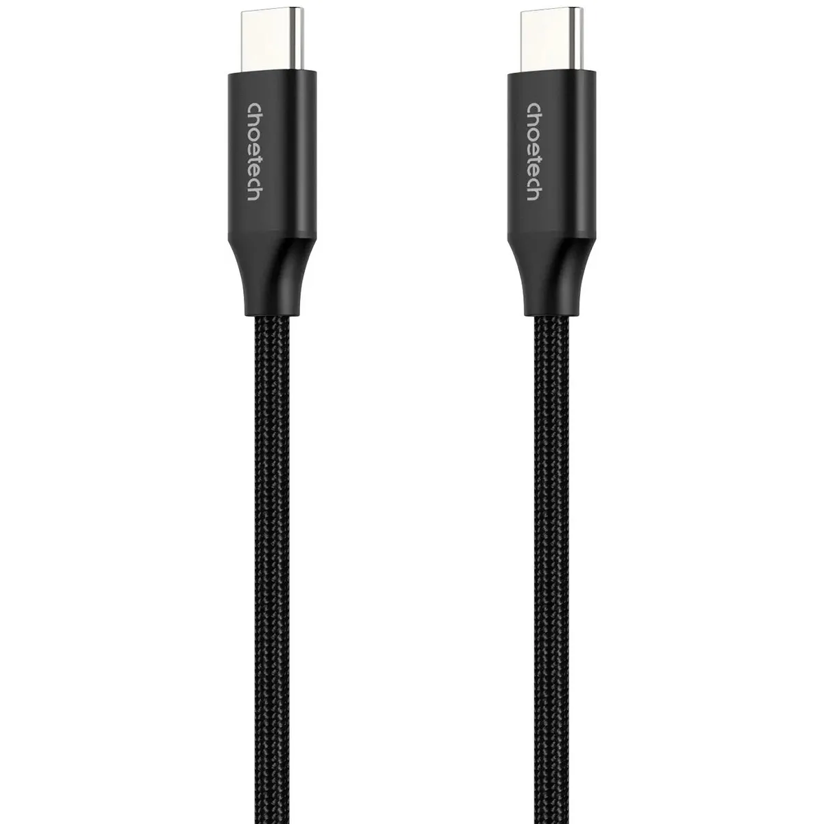 Кабель USB Type-C - USB Type-C, 2м, Choetech XCC-1007-V2 Black - XCC-1007-V2-BK