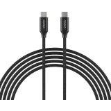 Кабель USB Type-C - USB Type-C, 2м, Choetech XCC-1007-V2 Black (XCC-1007-V2-BK)